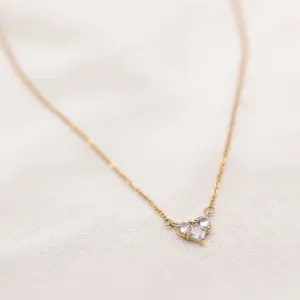 Glitzy Heart Necklace