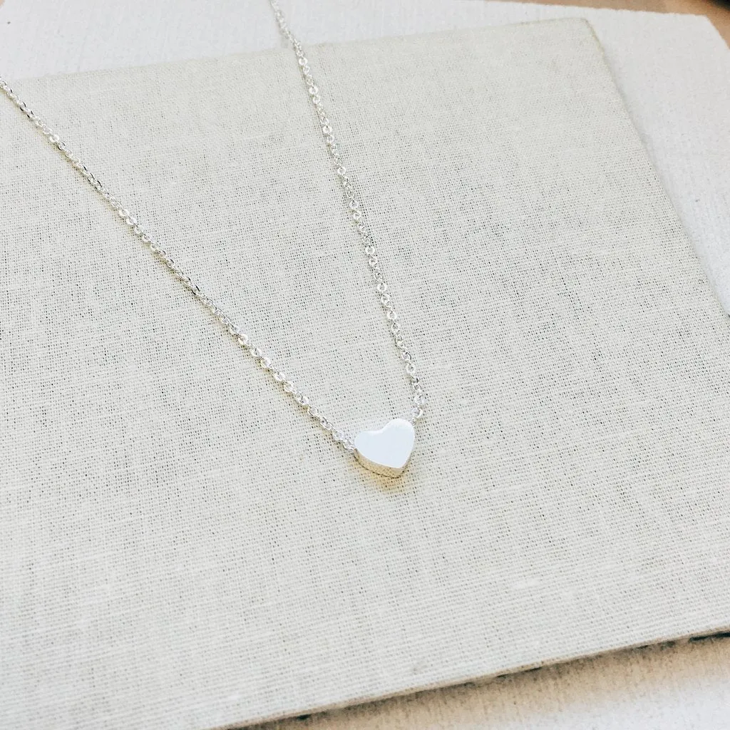 Gold "I Heart you" Necklace Victoria Collection
