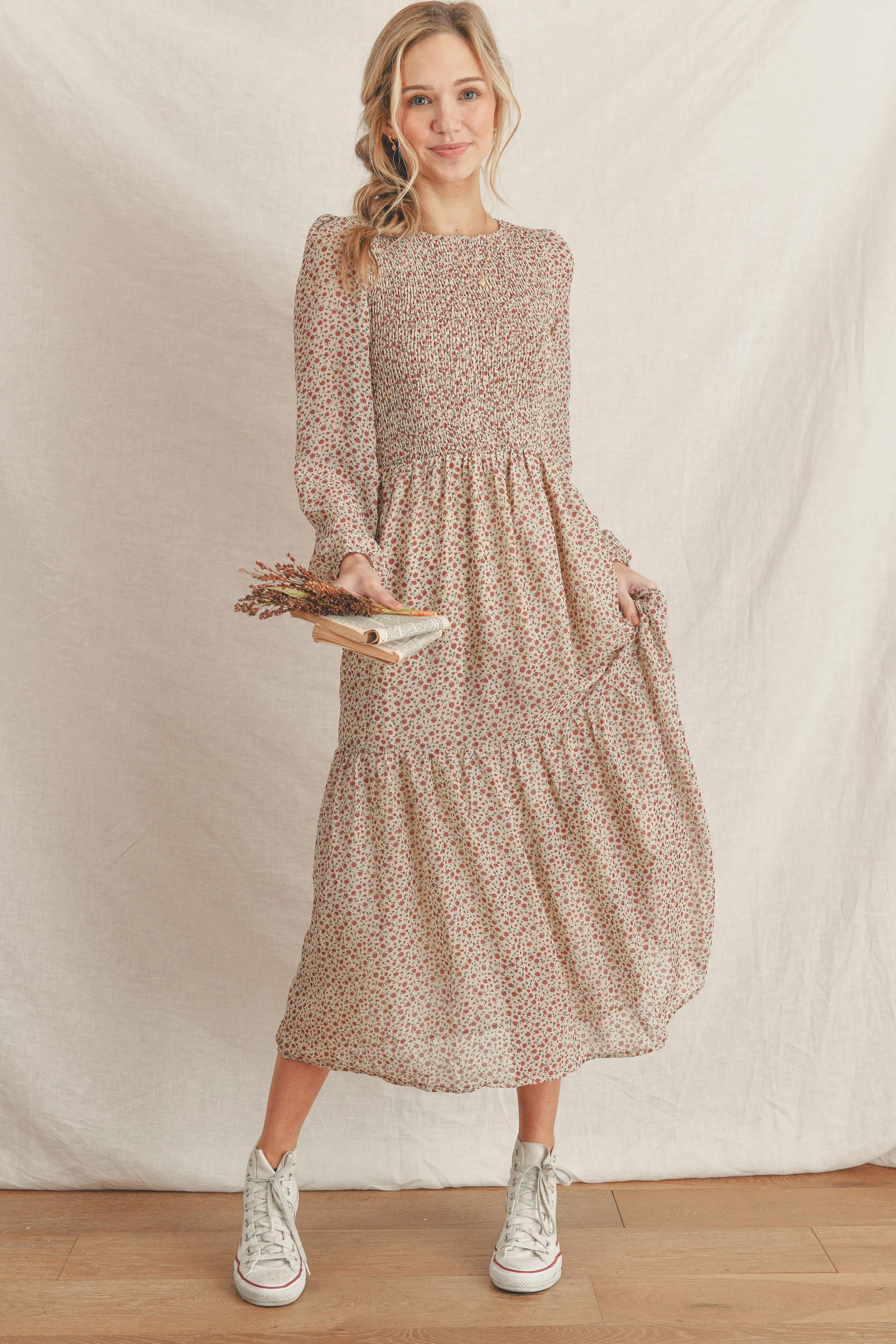 Good Book & Hot Tea Dress