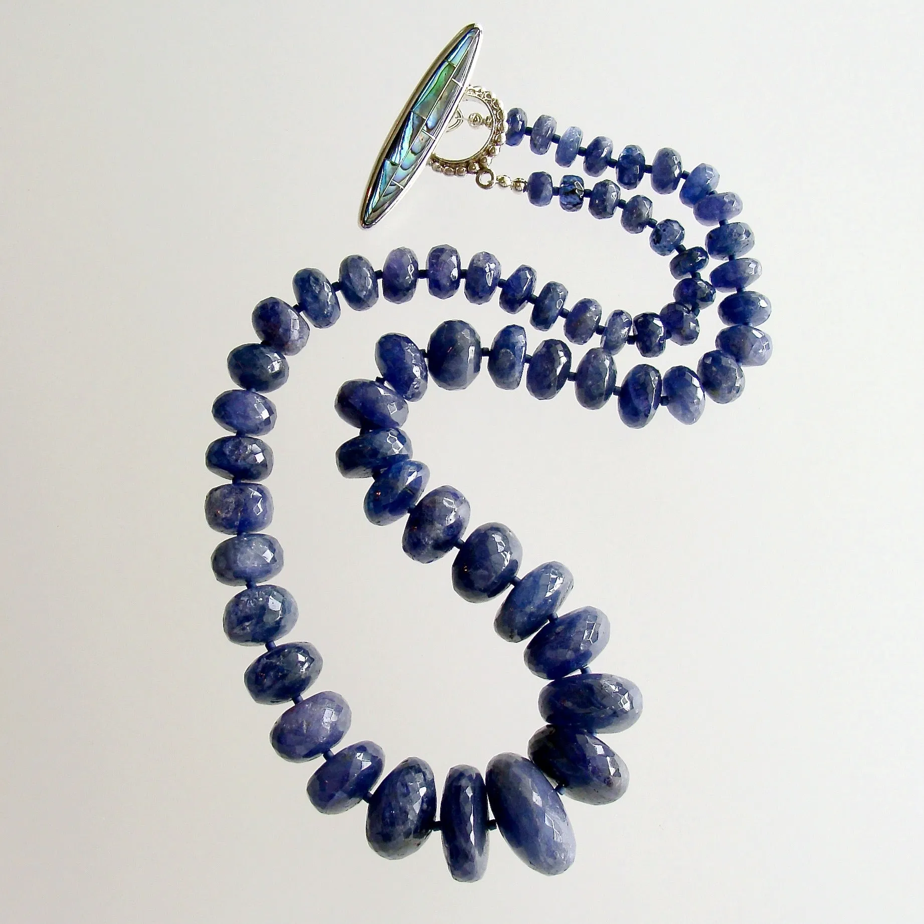 Graduated Luxe Tanzanite Choker Necklace - Amalie Necklace