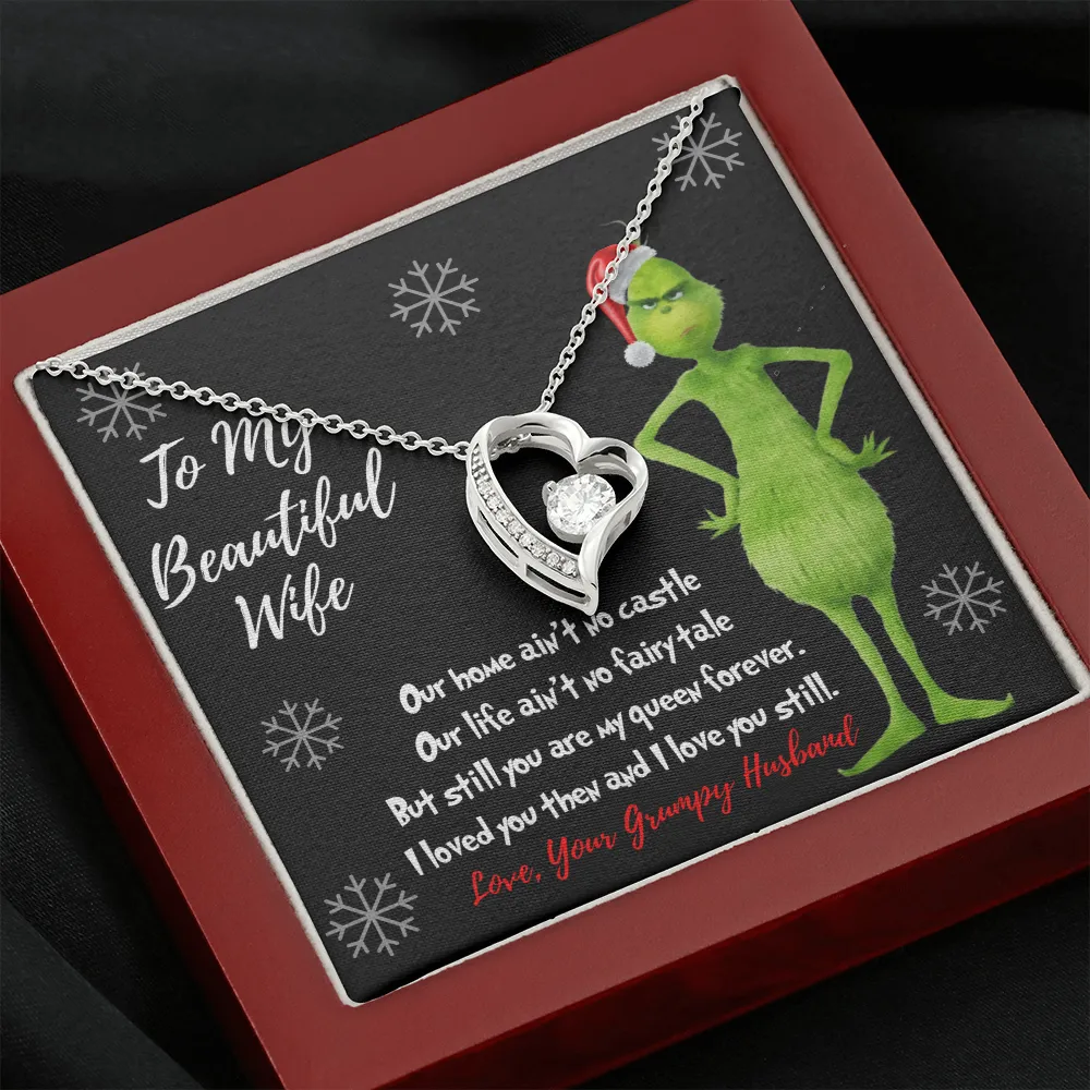 Grinch necklace for Wife 2