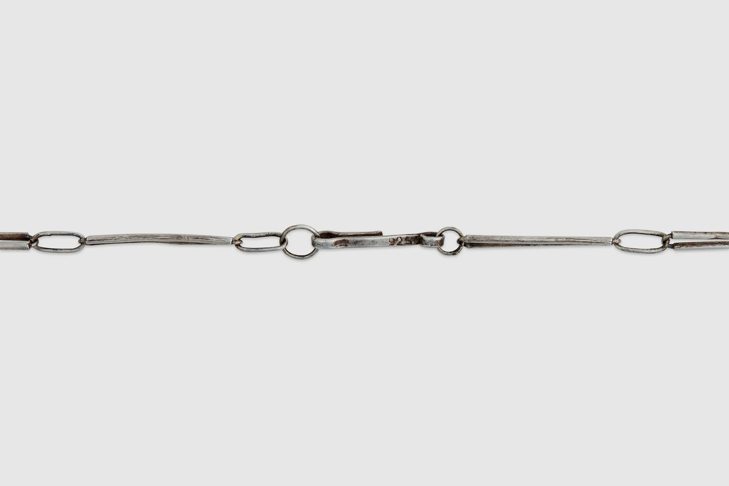 Hand-Made Paper Clip Link Sterling Chain