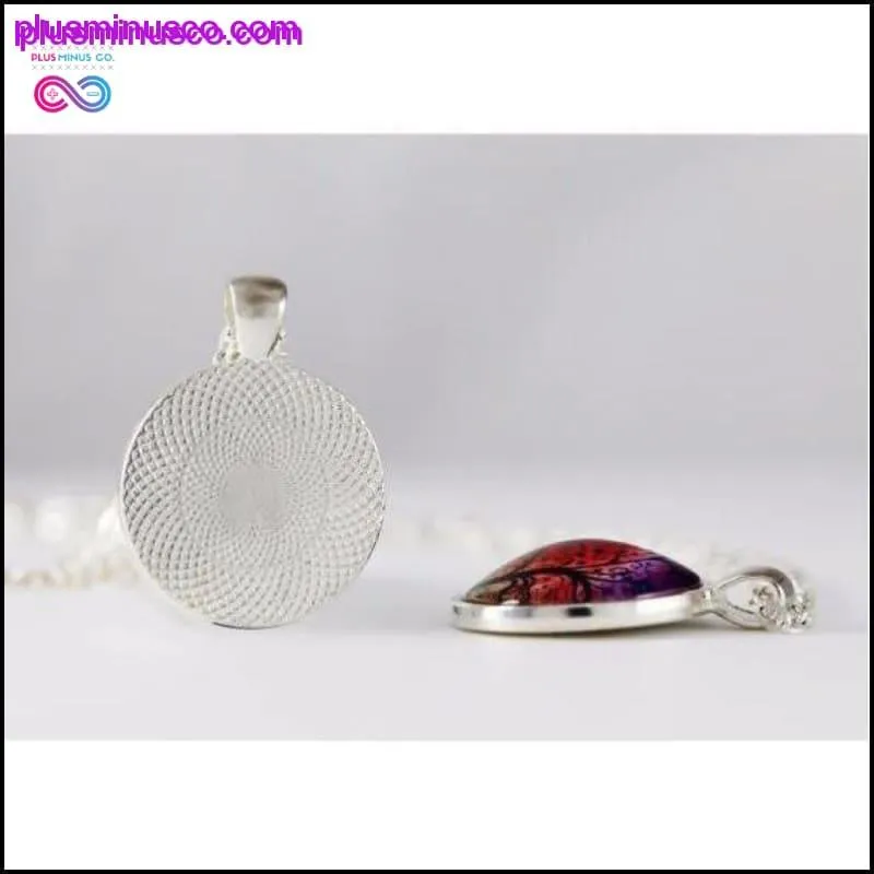 Handmade Rainbow Fibonacci Necklace