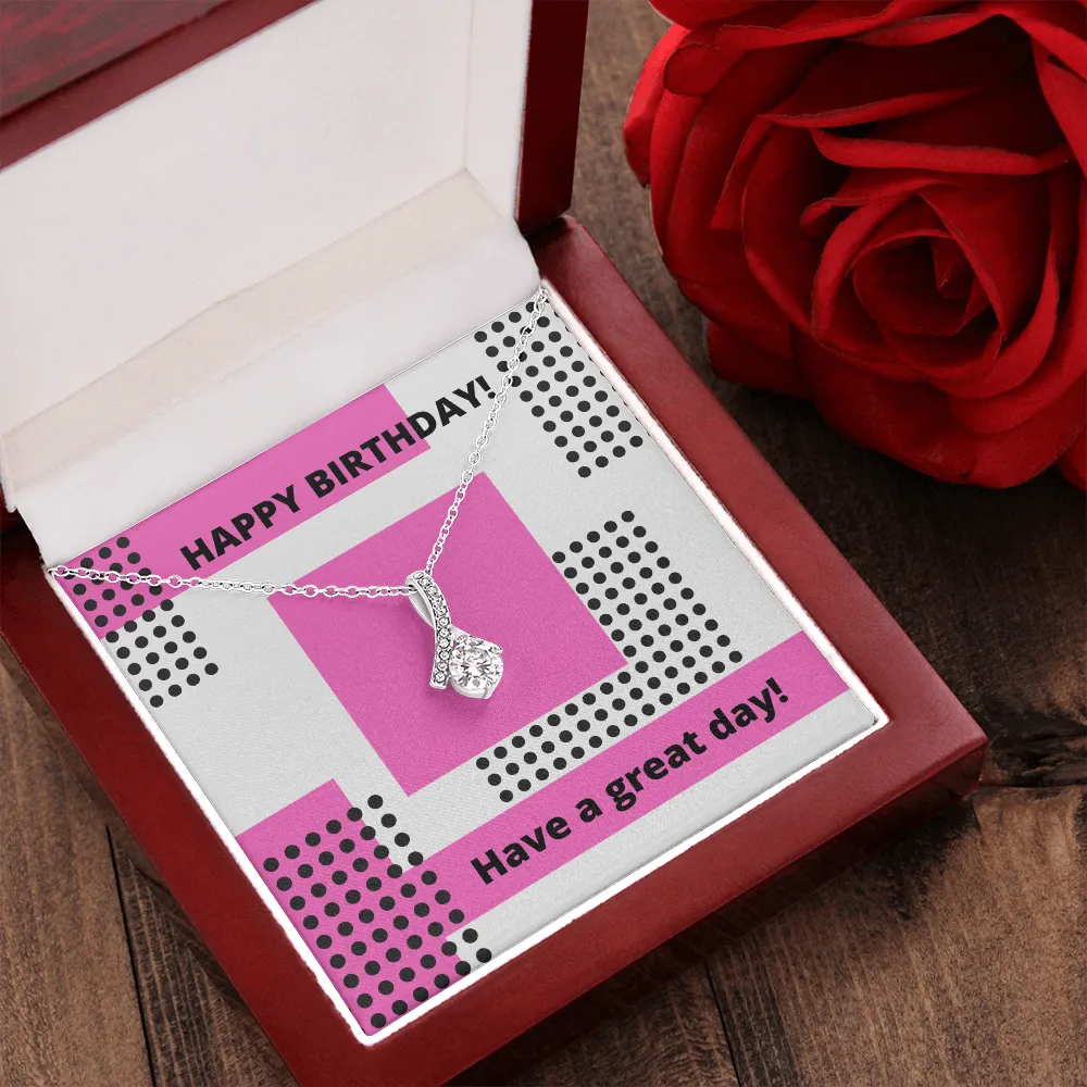 Happy Birthday Dots Alluring Beauty Necklace