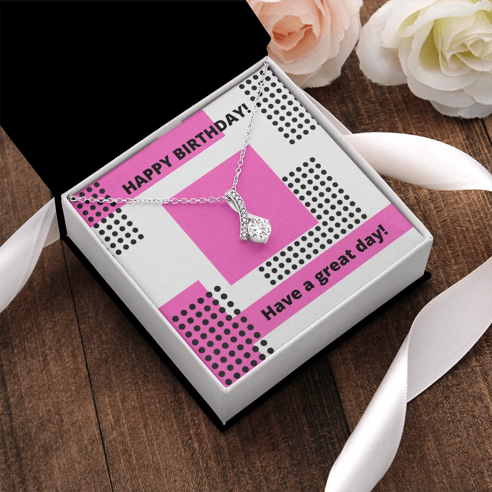 Happy Birthday Dots Alluring Beauty Necklace