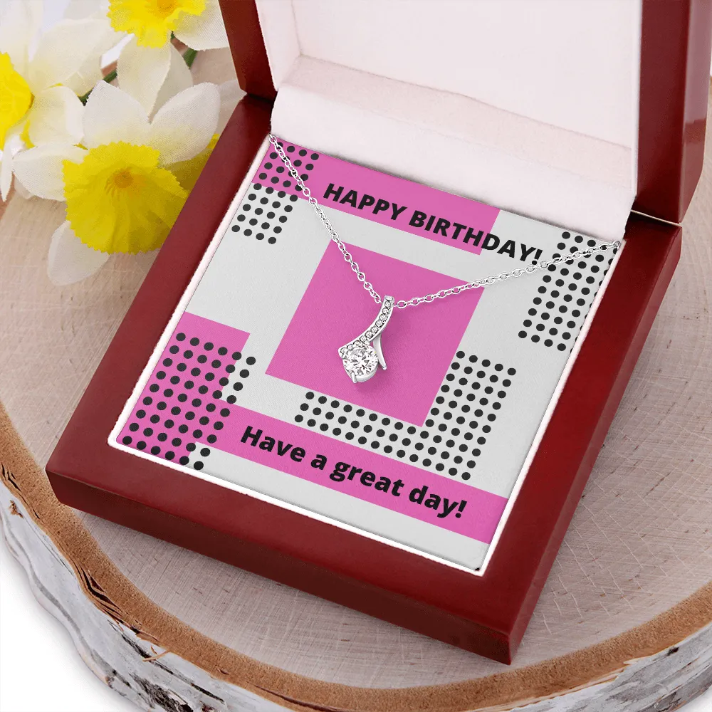 Happy Birthday Dots Alluring Beauty Necklace