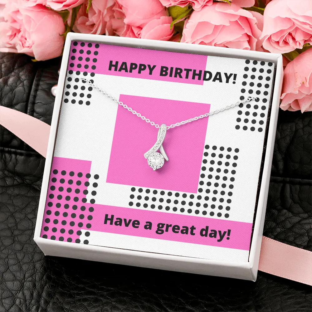 Happy Birthday Dots Alluring Beauty Necklace