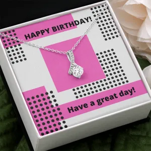 Happy Birthday Dots Alluring Beauty Necklace