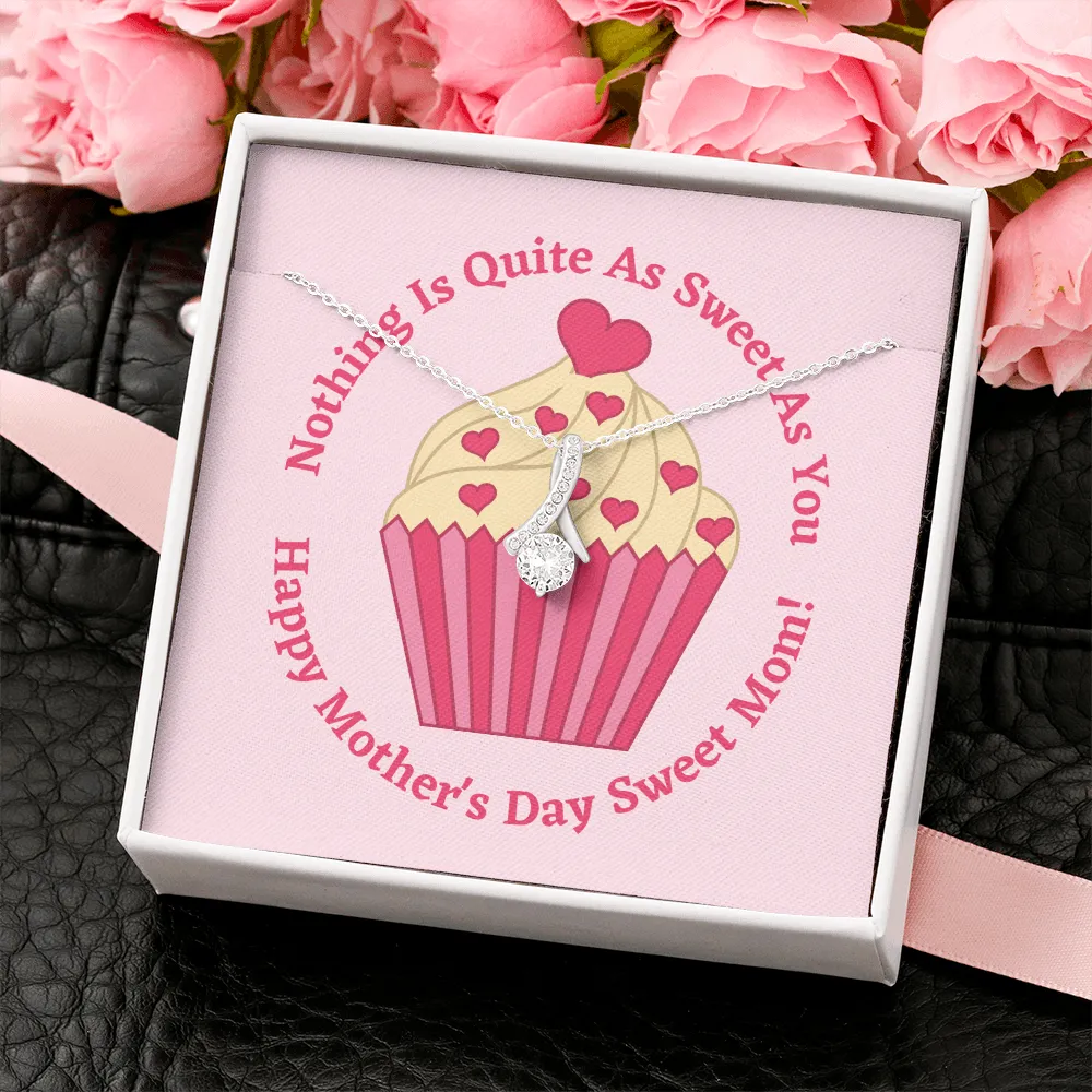 Happy Mother's Day Sweet Mom Alluring Beauty Necklace