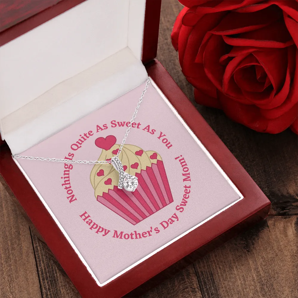 Happy Mother's Day Sweet Mom Alluring Beauty Necklace