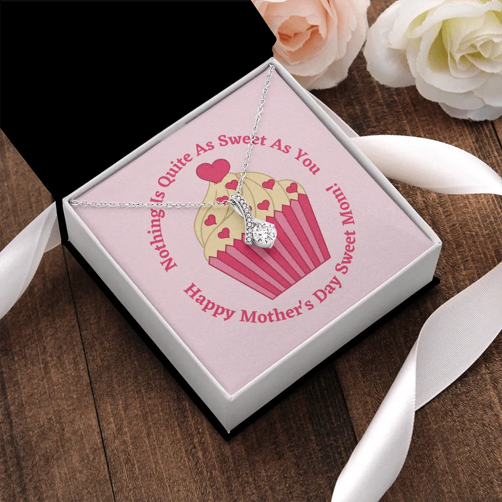 Happy Mother's Day Sweet Mom Alluring Beauty Necklace