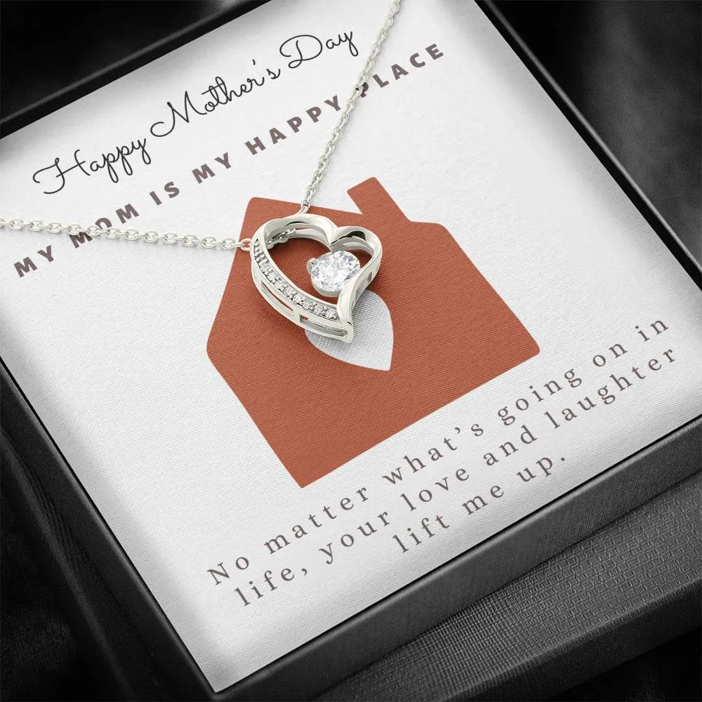 Heart Necklace for Mother's Day