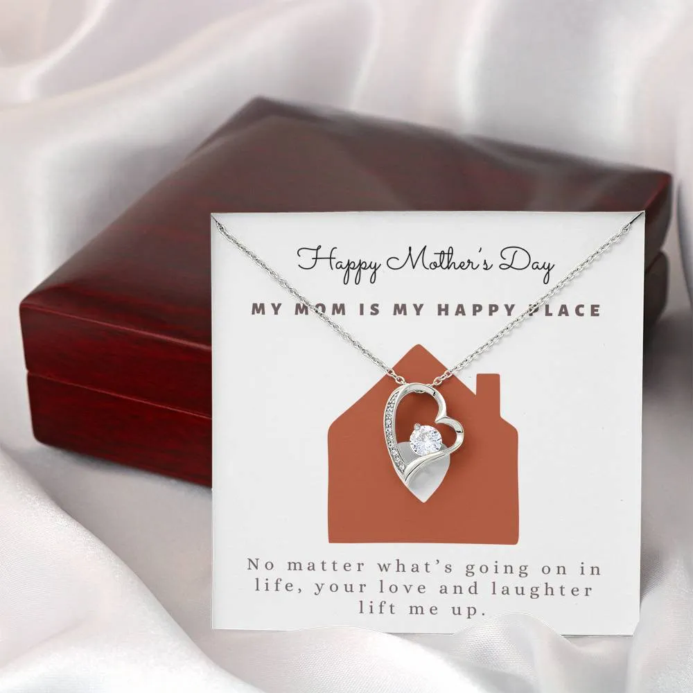 Heart Necklace for Mother's Day
