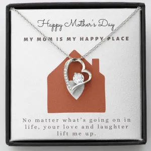 Heart Necklace for Mother's Day