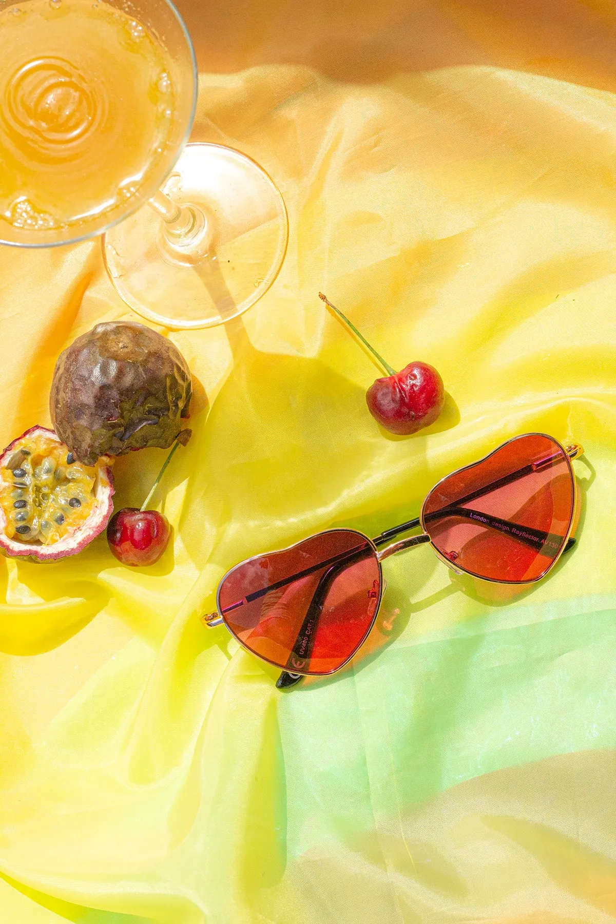 Heart Wire Frame Sunglasses
