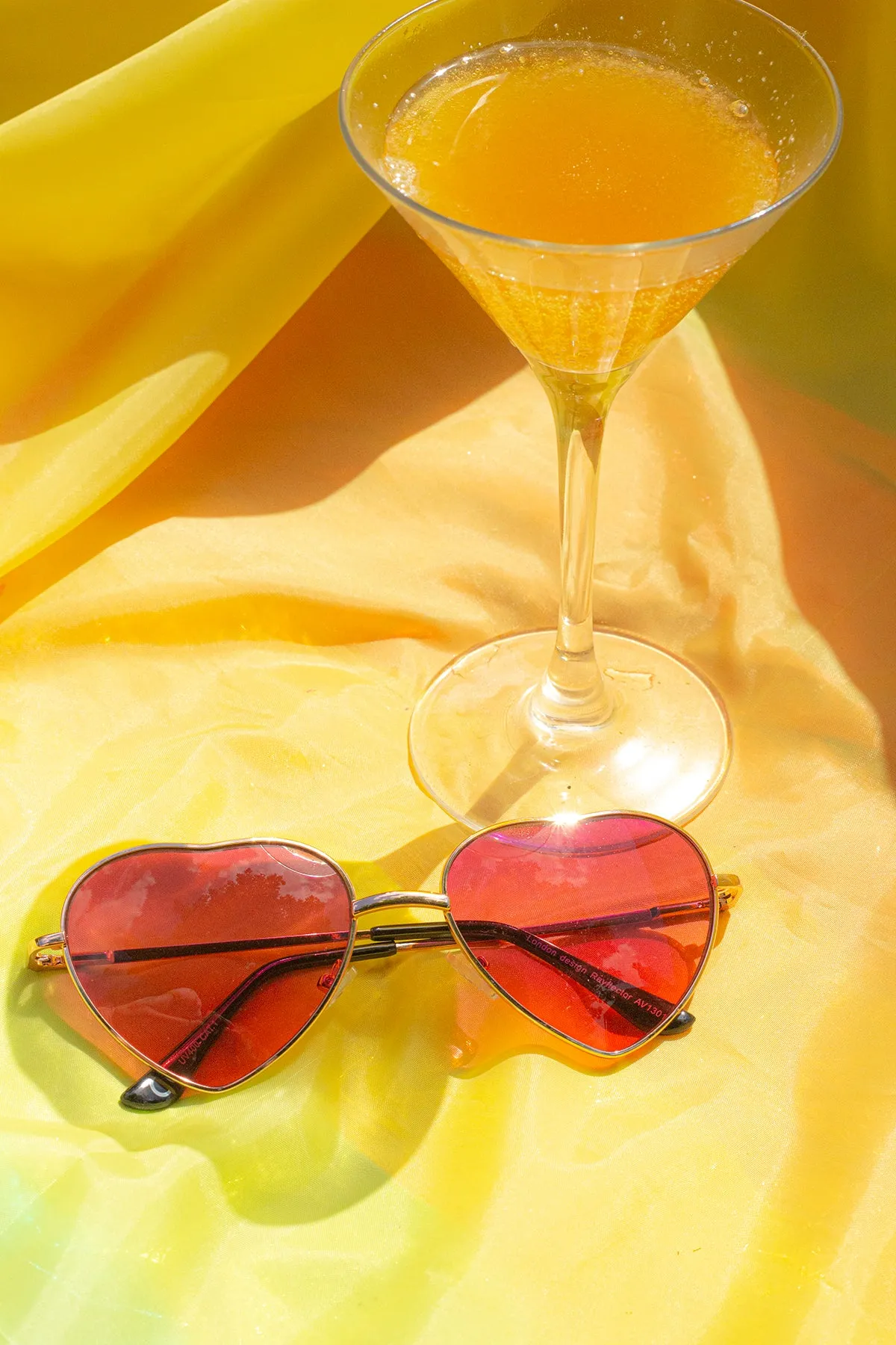 Heart Wire Frame Sunglasses