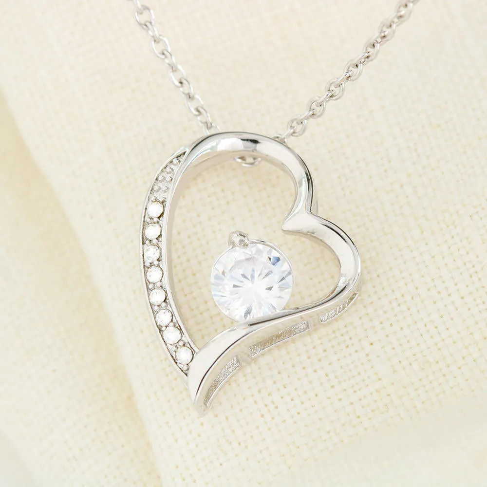 I could feel a flame in my heart-Sentimental Heart Necklace for Wife