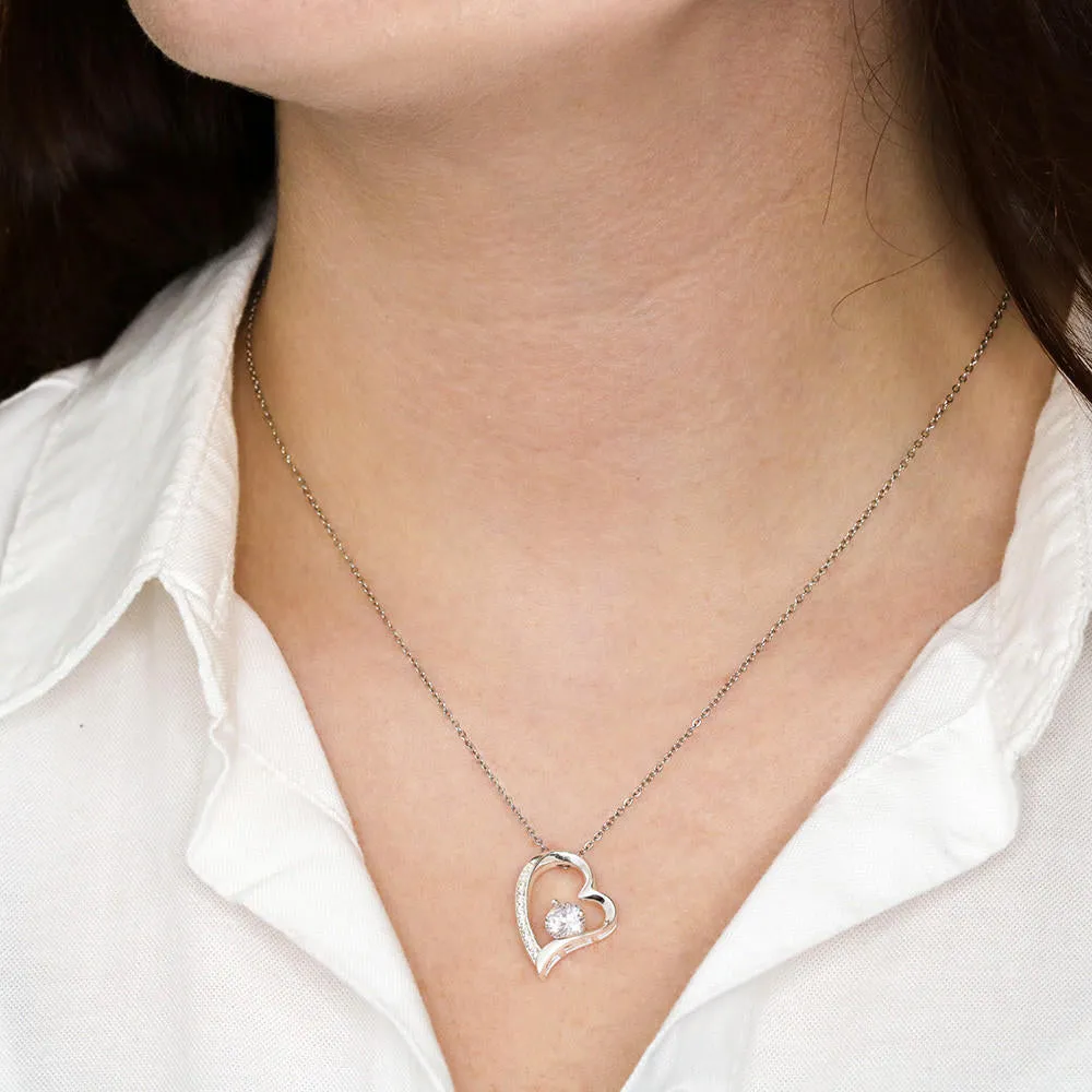 I could feel a flame in my heart-Sentimental Heart Necklace for Wife
