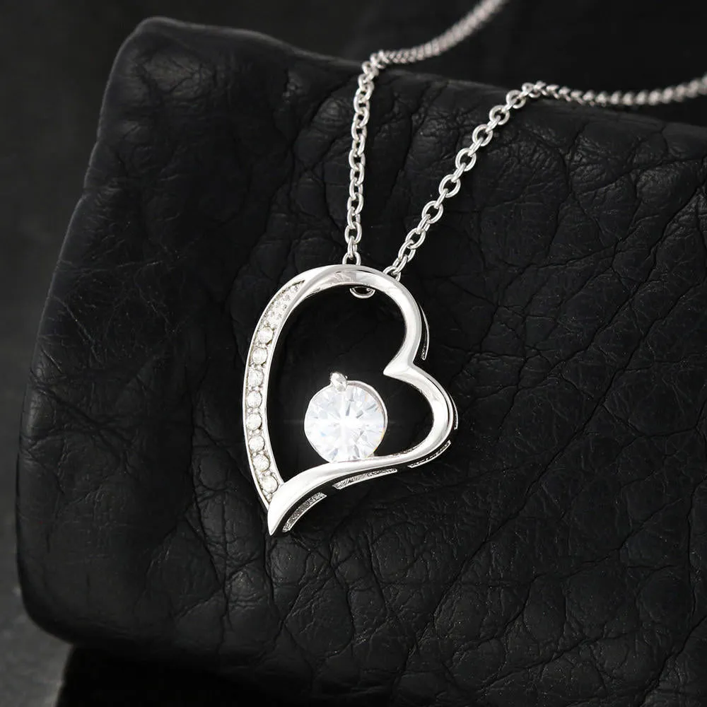 I could feel a flame in my heart-Sentimental Heart Necklace for Wife