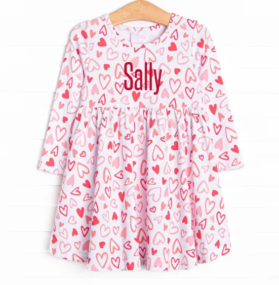 I Heart You Dress, Pink