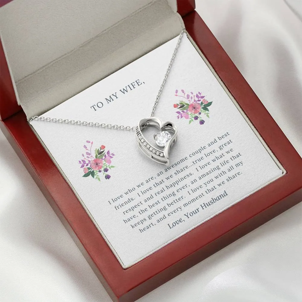 I love our life together-Heart Necklace for Wife