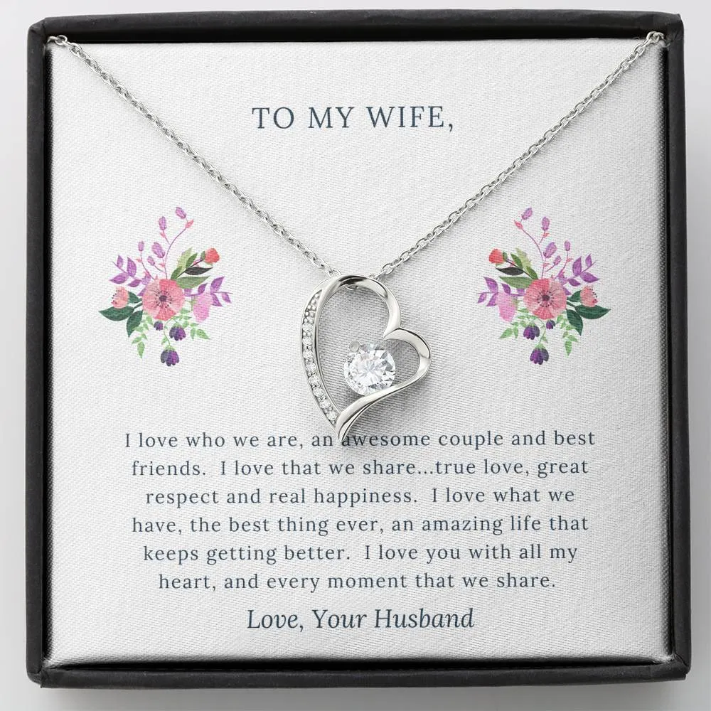 I love our life together-Heart Necklace for Wife