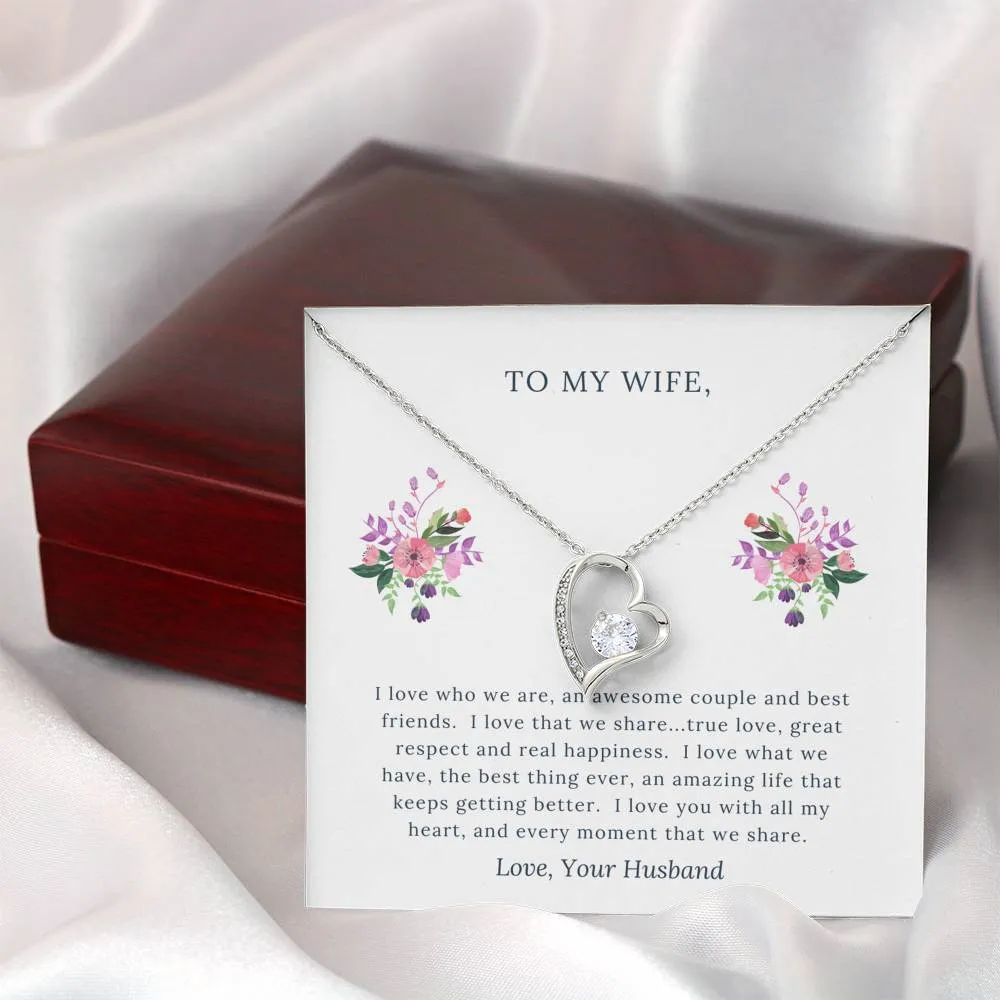 I love our life together-Heart Necklace for Wife
