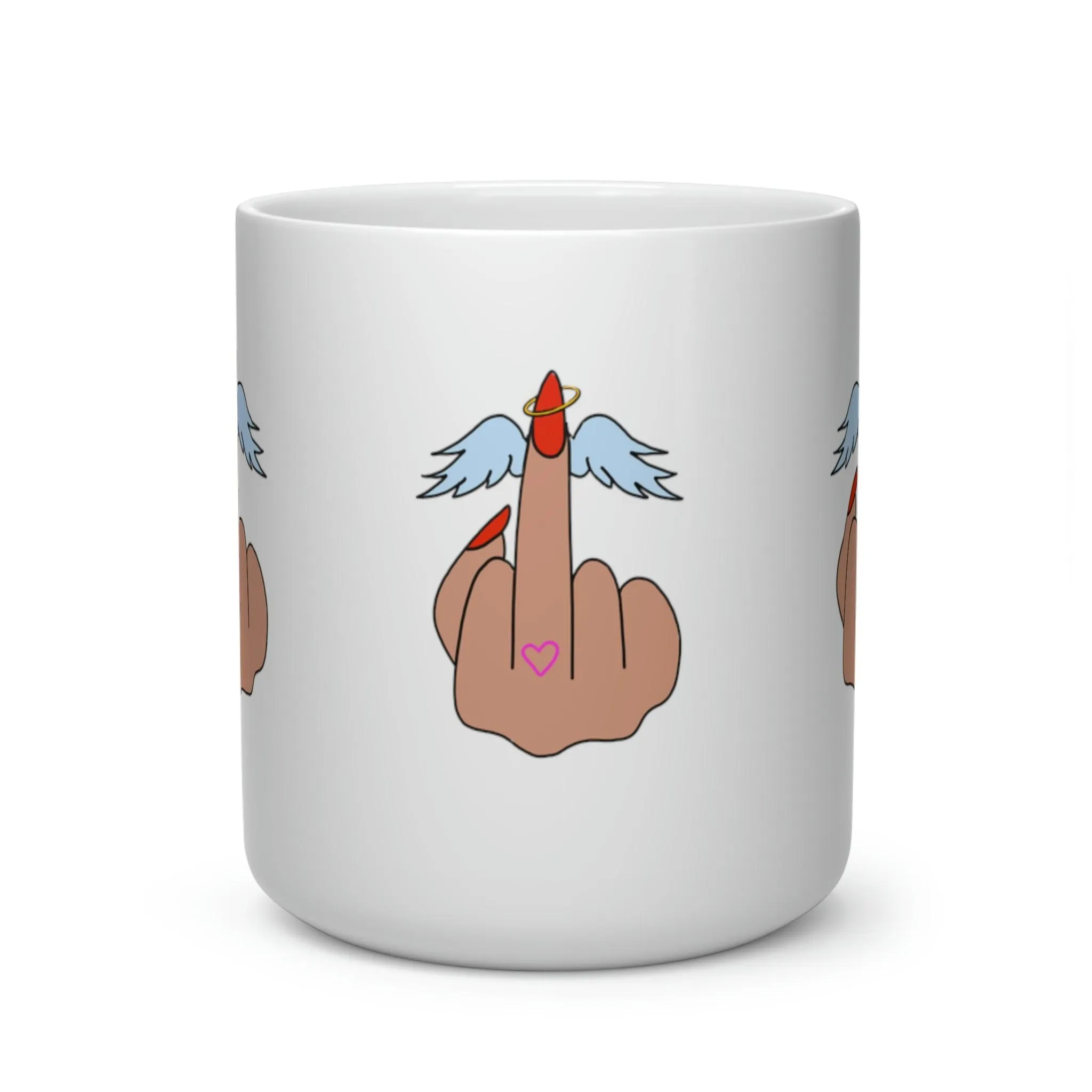 IDGFlyinFux Heart Shape Mug