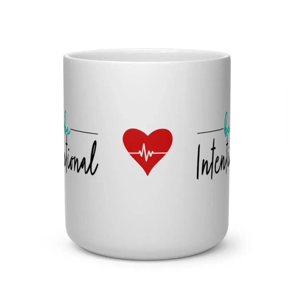 Intentional Heart Shape LTD Mug