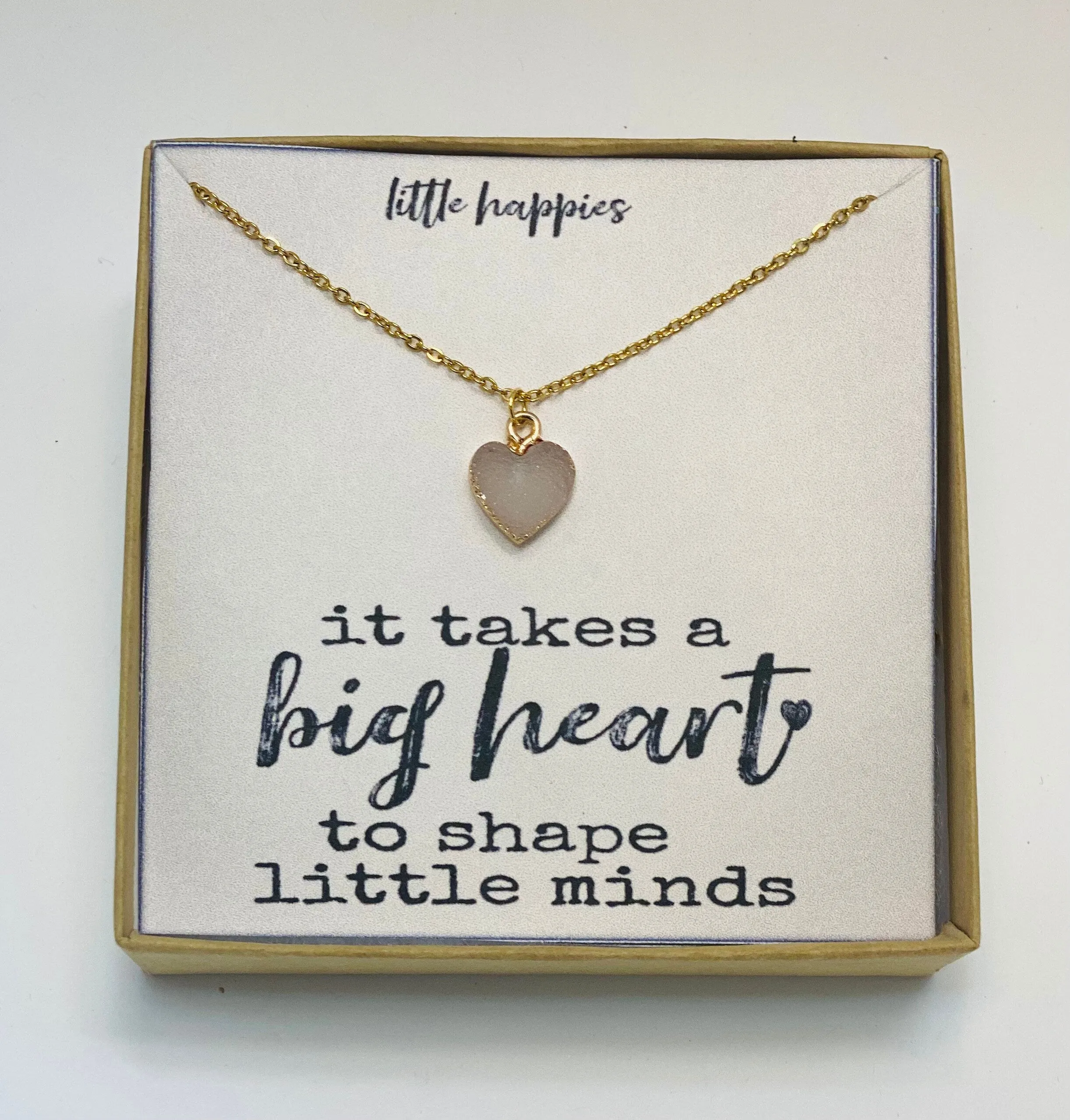 It takes a big heart to shape little minds, Thank you teacher, teacher gift, teacher appreciation, teacher, heart