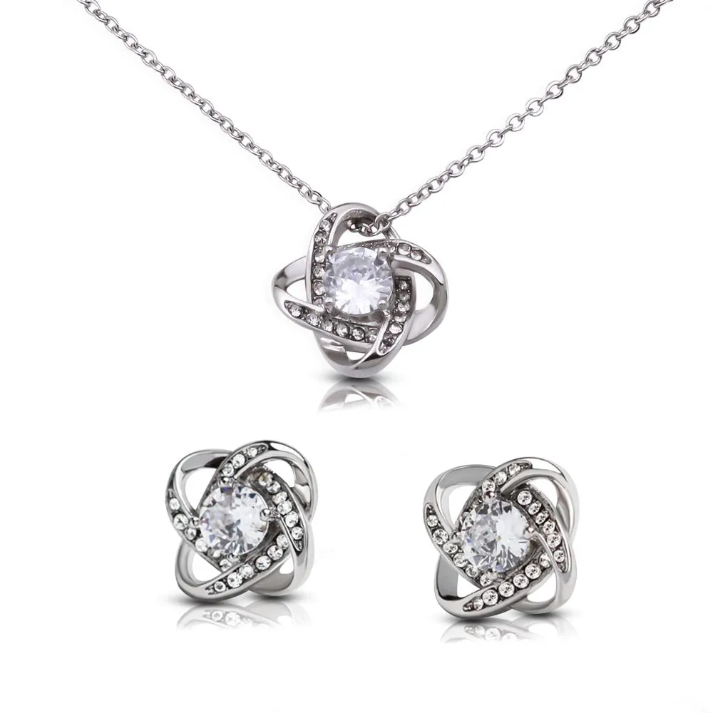 I’ve loved you my whole life-Love Knot Jewelry Set for Grandma