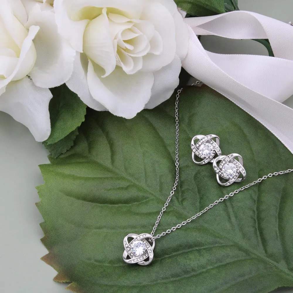 I’ve loved you my whole life-Love Knot Jewelry Set for Grandma