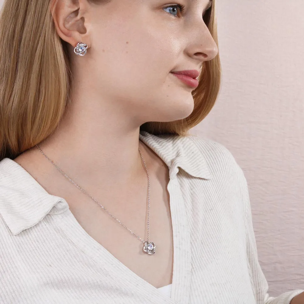 I’ve loved you my whole life-Love Knot Jewelry Set for Grandma