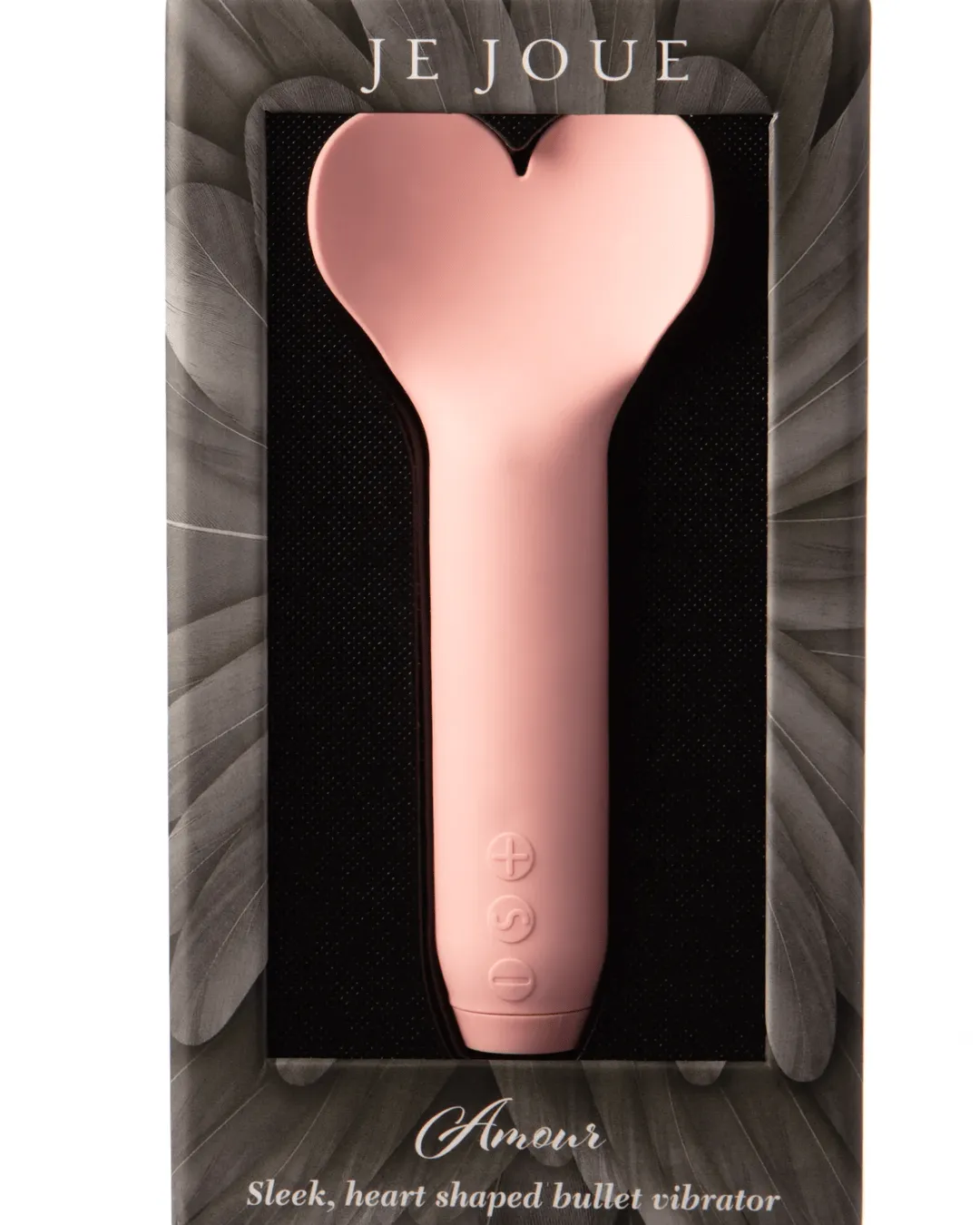 Je Joue Amour Heart Shaped Tip Rumbly Bullet Vibrator - Pink