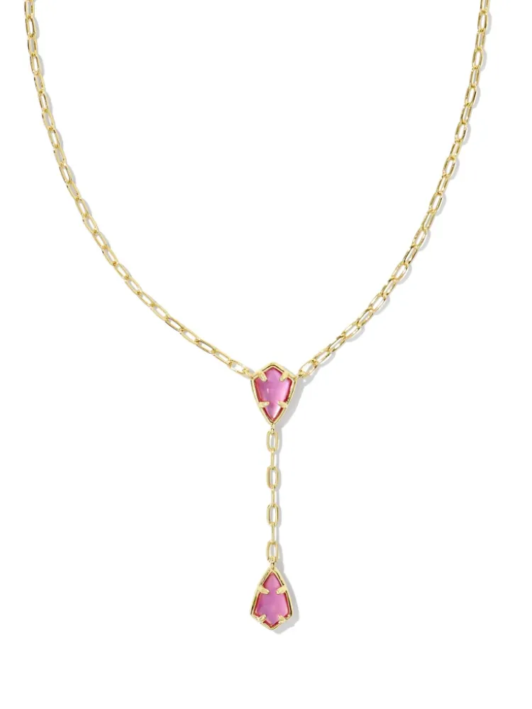 Kendra Scott Camry Y Necklace - Gold Azalea