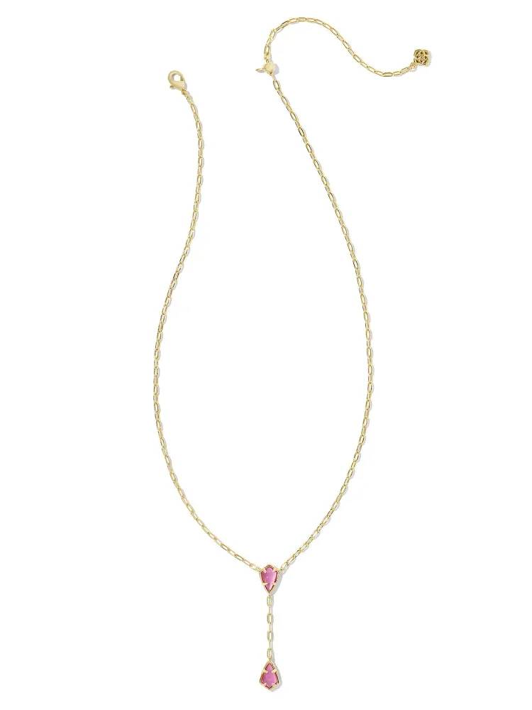 Kendra Scott Camry Y Necklace - Gold Azalea