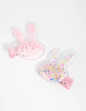 Kids Plastic Shaker Bunny Pack Clip