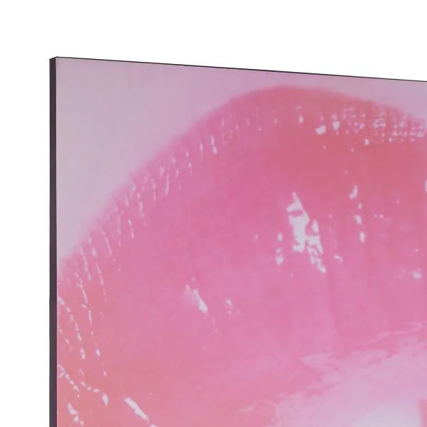 LED Neon Hot Lips: Kiss Me Wall Art