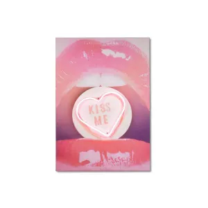 LED Neon Hot Lips: Kiss Me Wall Art