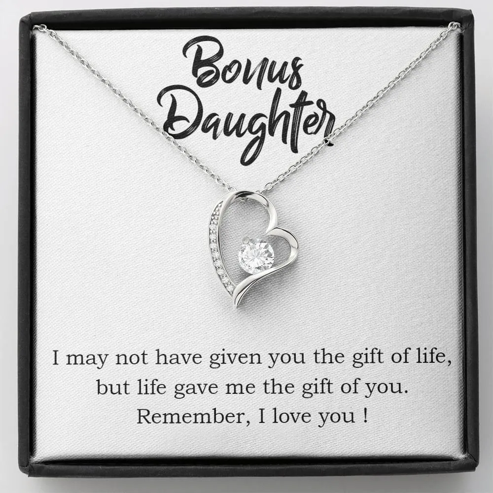 Life gave me the gift of you-Sentimental Heart Necklace for Daughter