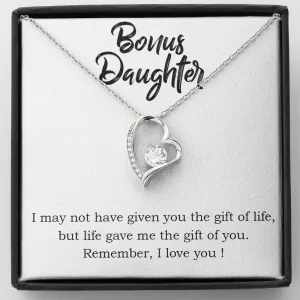 Life gave me the gift of you-Sentimental Heart Necklace for Daughter