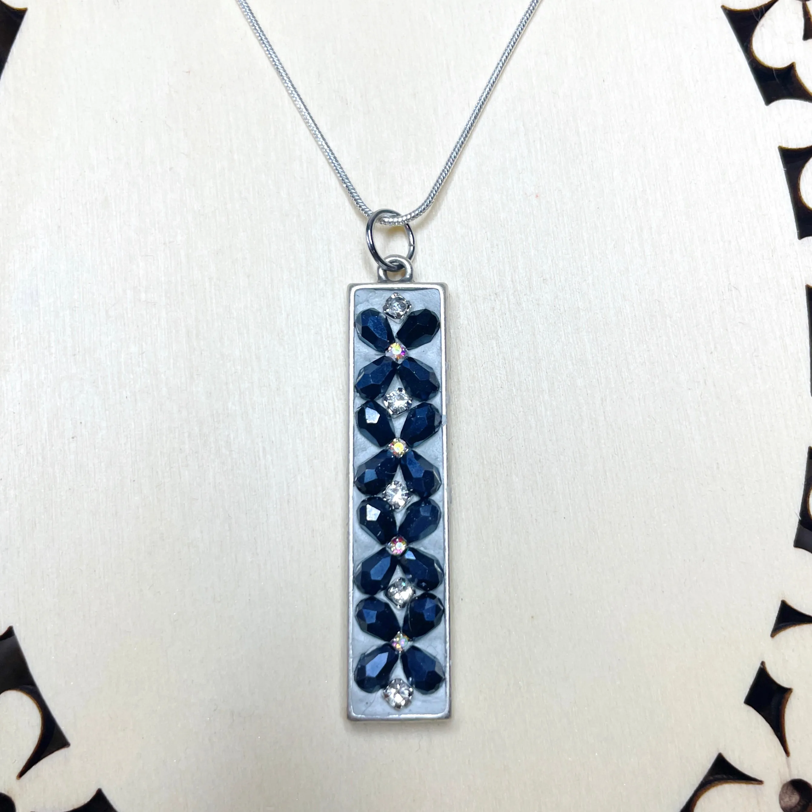 Long rectangular pendant