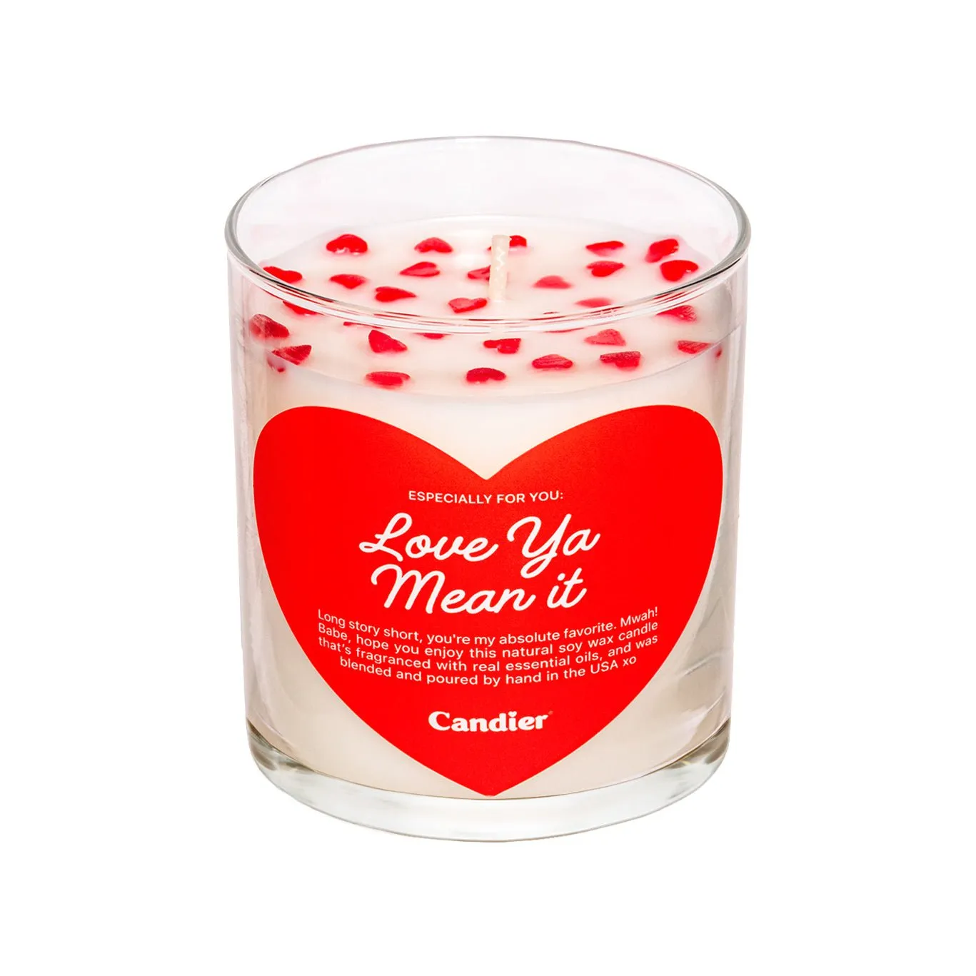 LOVE YA, MEAN IT CANDLE
