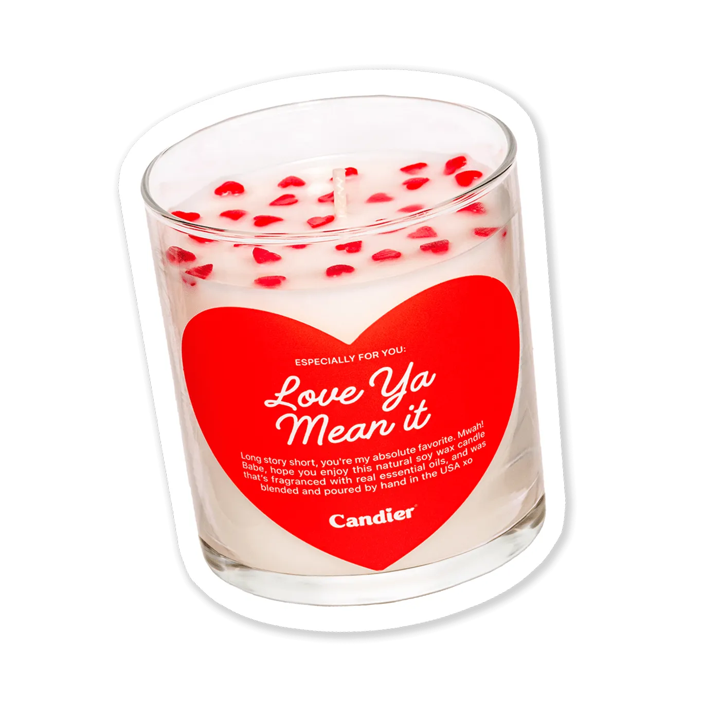 LOVE YA, MEAN IT CANDLE