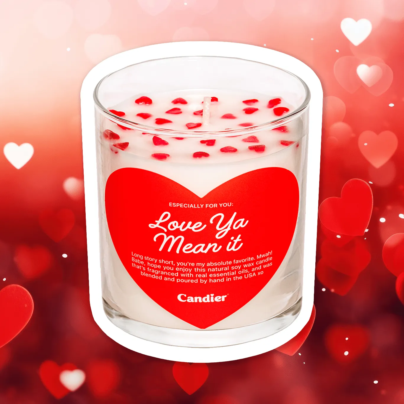 LOVE YA, MEAN IT CANDLE