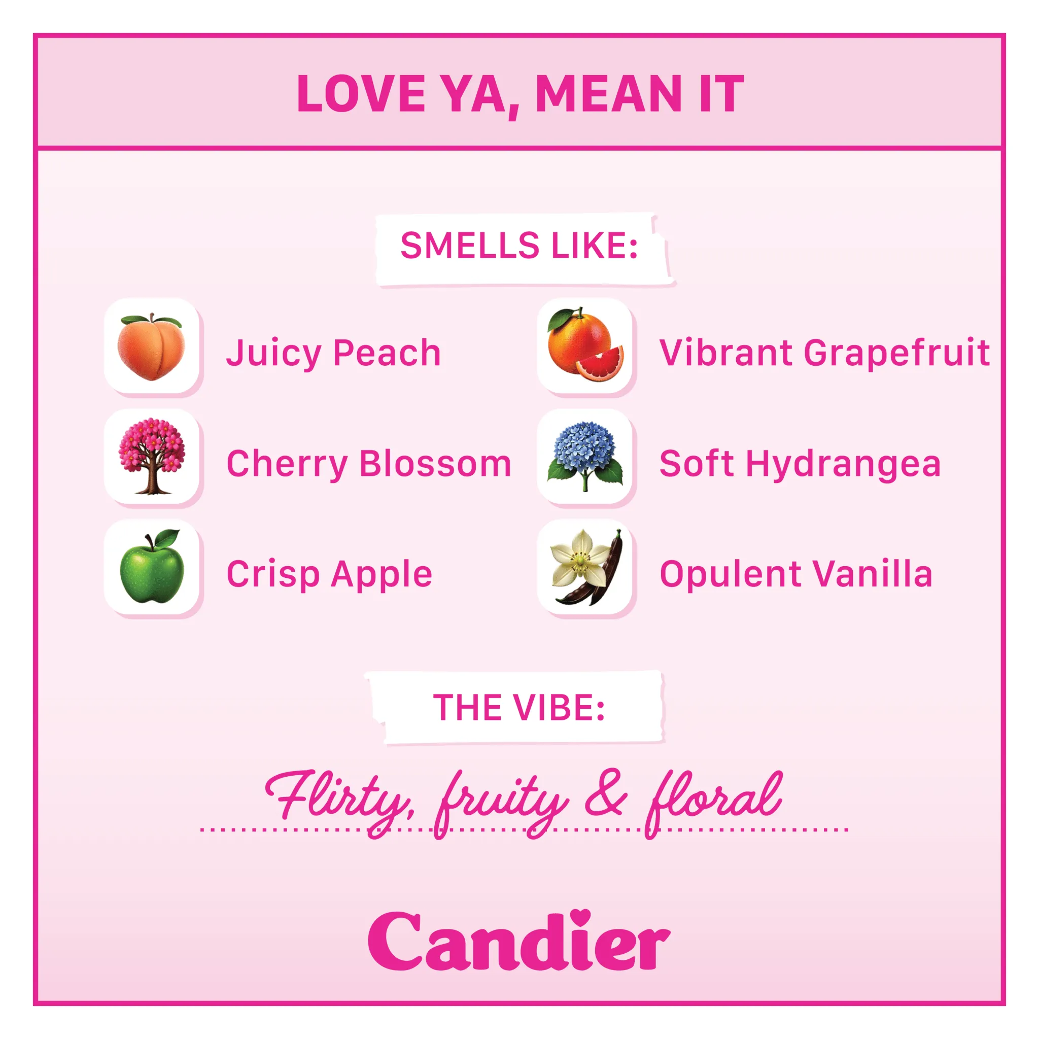 LOVE YA, MEAN IT CANDLE