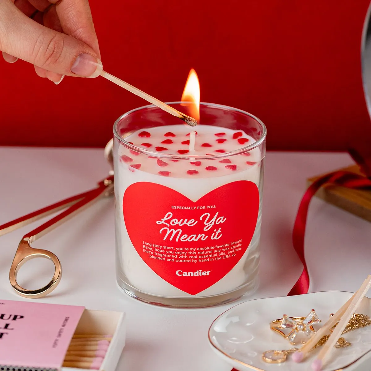 LOVE YA, MEAN IT CANDLE