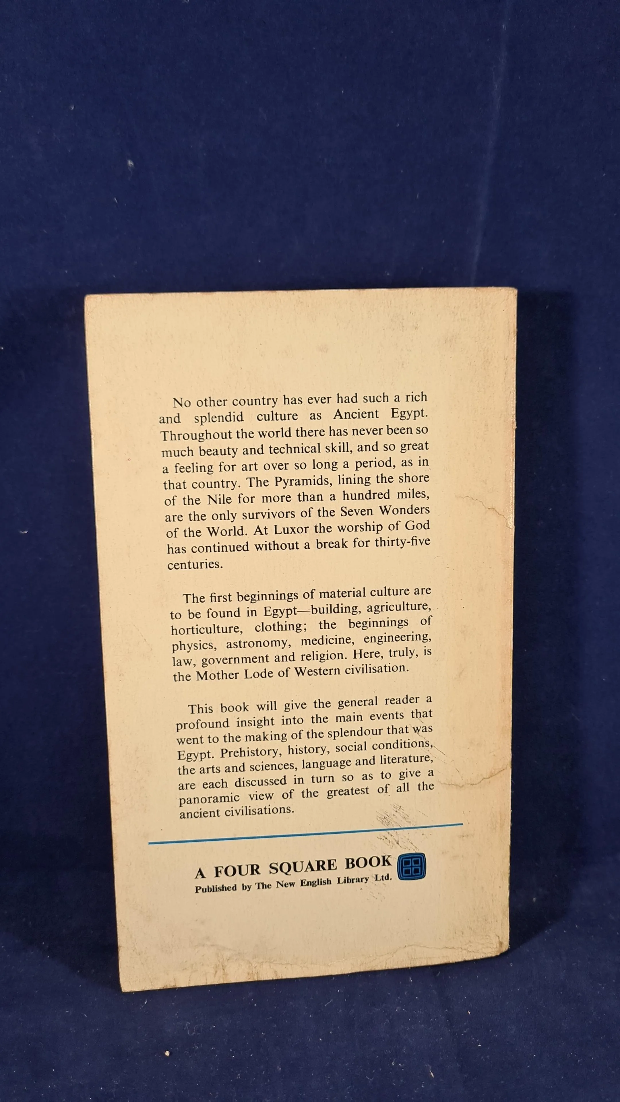 M A Murray - The Splendour That Was Egypt, Four Square, 2005, Paperbacks