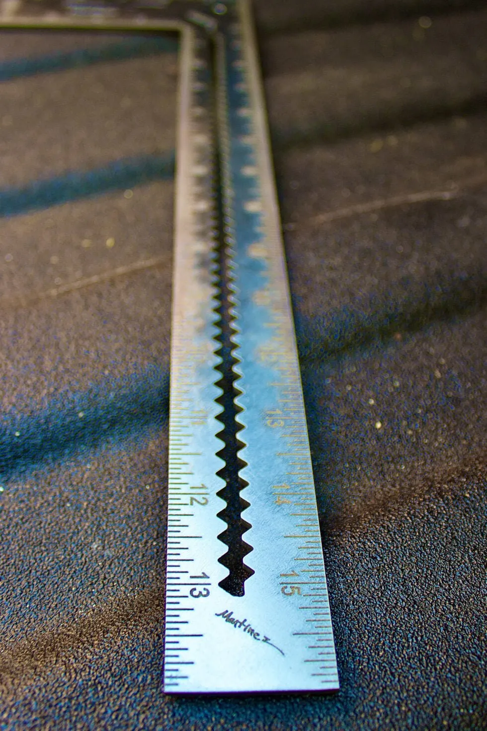 Martinez Tools | Titanium Framing Square 24 in. x 16 in. With Scribe Marks