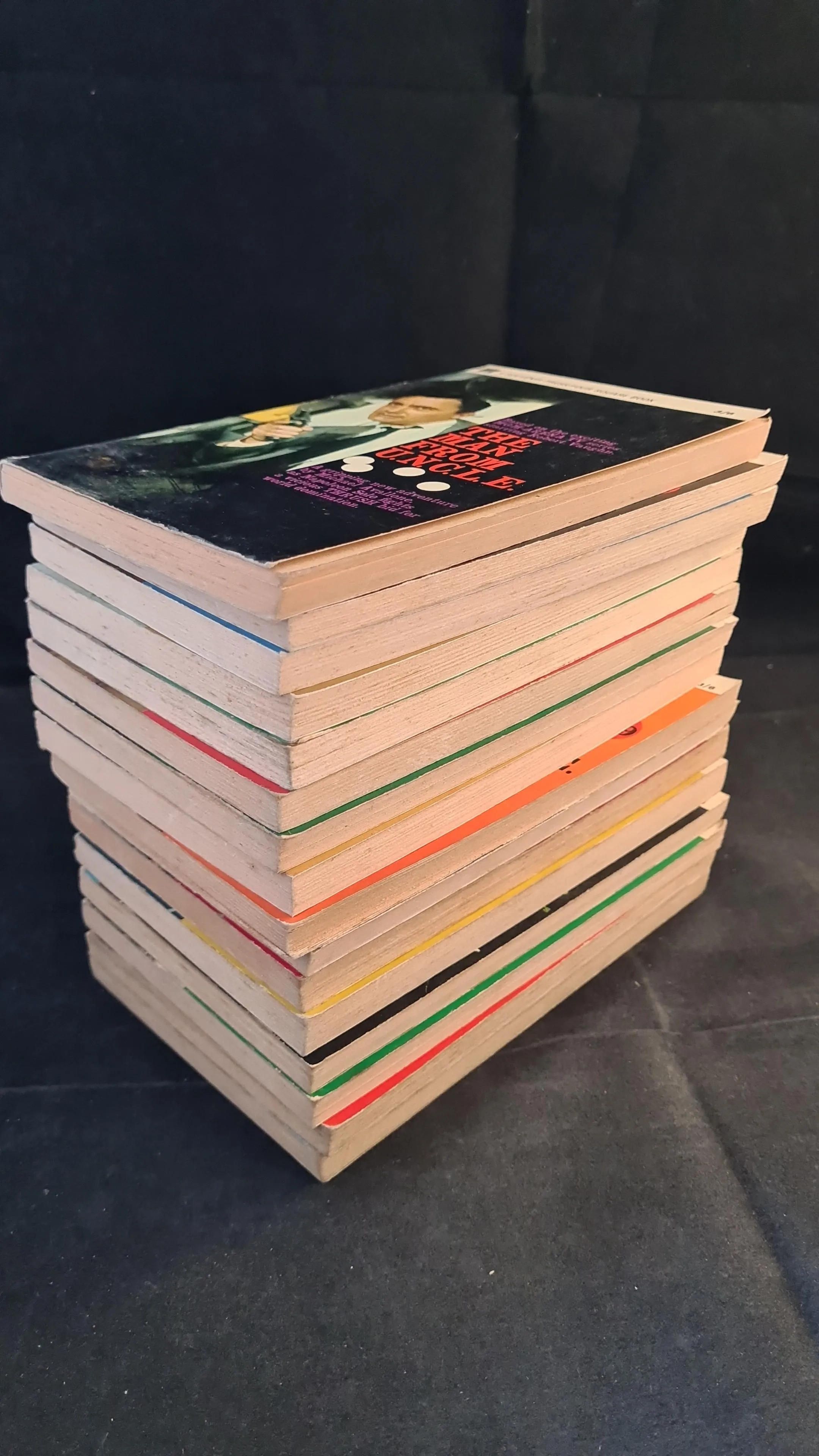 Michael Avallone - The Man From U.N.C.L.E. Four Square Book, 1966, 67 & 68, Set 1 - 16